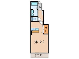 プラシ－ドの物件間取画像